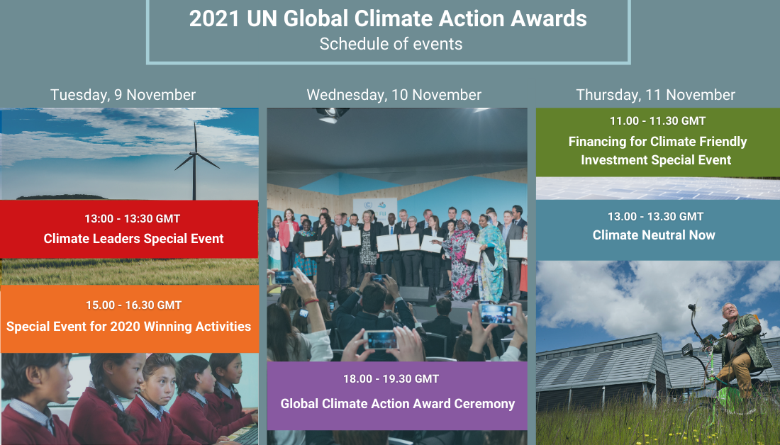 UN Global Climate Action Awards at COP26 UNFCCC